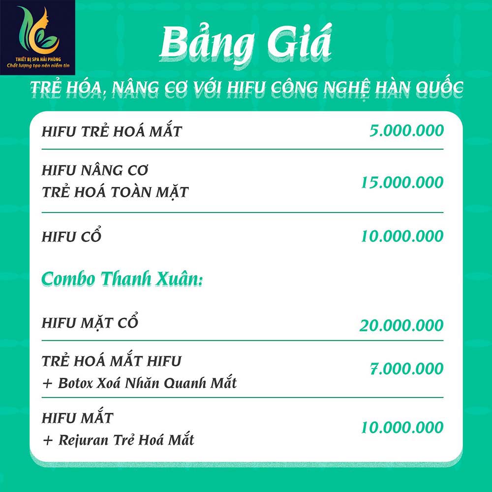 may nang co xoa nhan HIFU hai phong 3 - Bảng giá máy HIFU nâng cơ xóa nhăn ở Hải Phòng chi tiết