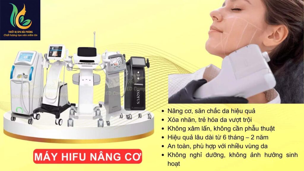 may nang co xoa nhan HIFU hai phong 4 1024x576 - Bảng giá máy HIFU nâng cơ xóa nhăn ở Hải Phòng chi tiết