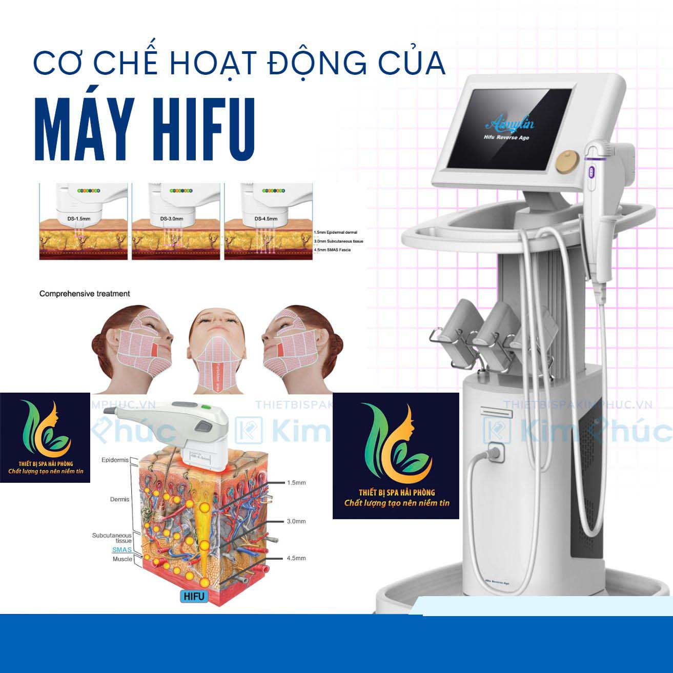 may nang co xoa nhan HIFU hai phong - Bảng giá máy HIFU nâng cơ xóa nhăn ở Hải Phòng chi tiết
