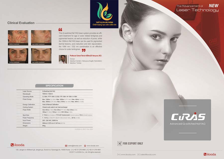 May Laser Curas Han Quoc tai tai Hai Phong 10 - Máy Laser Curas Hàn Quốc tại Hải Phòng: Giải Pháp Trị Nám Hàng Đầu